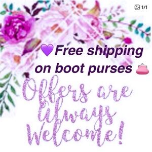 Boot Purses